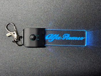 Alfa Romeo Logo LED Light Keyring / Keychain - Image 7
