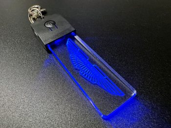 Aston Martin Logo LED Light Keyring / Keychain - Image 5
