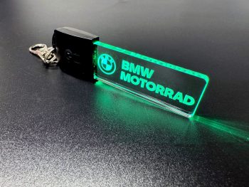 BMW Motorrad Logo LED Light Keyring / Keychain - Image 2