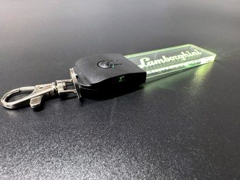 Lamborghini Logo LED Light Keyring / Keychain - Image 4