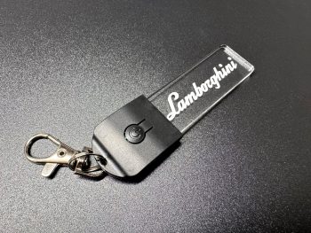 Lamborghini Logo LED Light Keyring / Keychain - Image 9