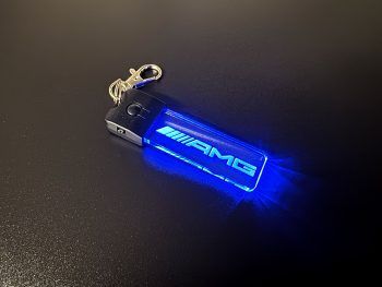 Mercedes AMG Logo LED Light Keyring / Keychain - Image 2