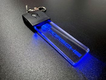 Porsche Logo LED Light Keyring / Keychain - Image 3