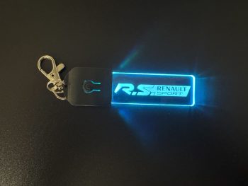 Renault Sport R.S. Logo LED Light Keyring / Keychain - Image 8