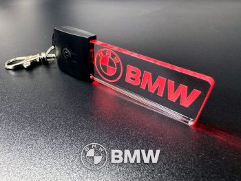 BMW Logo LED Light Keyring / Keychain