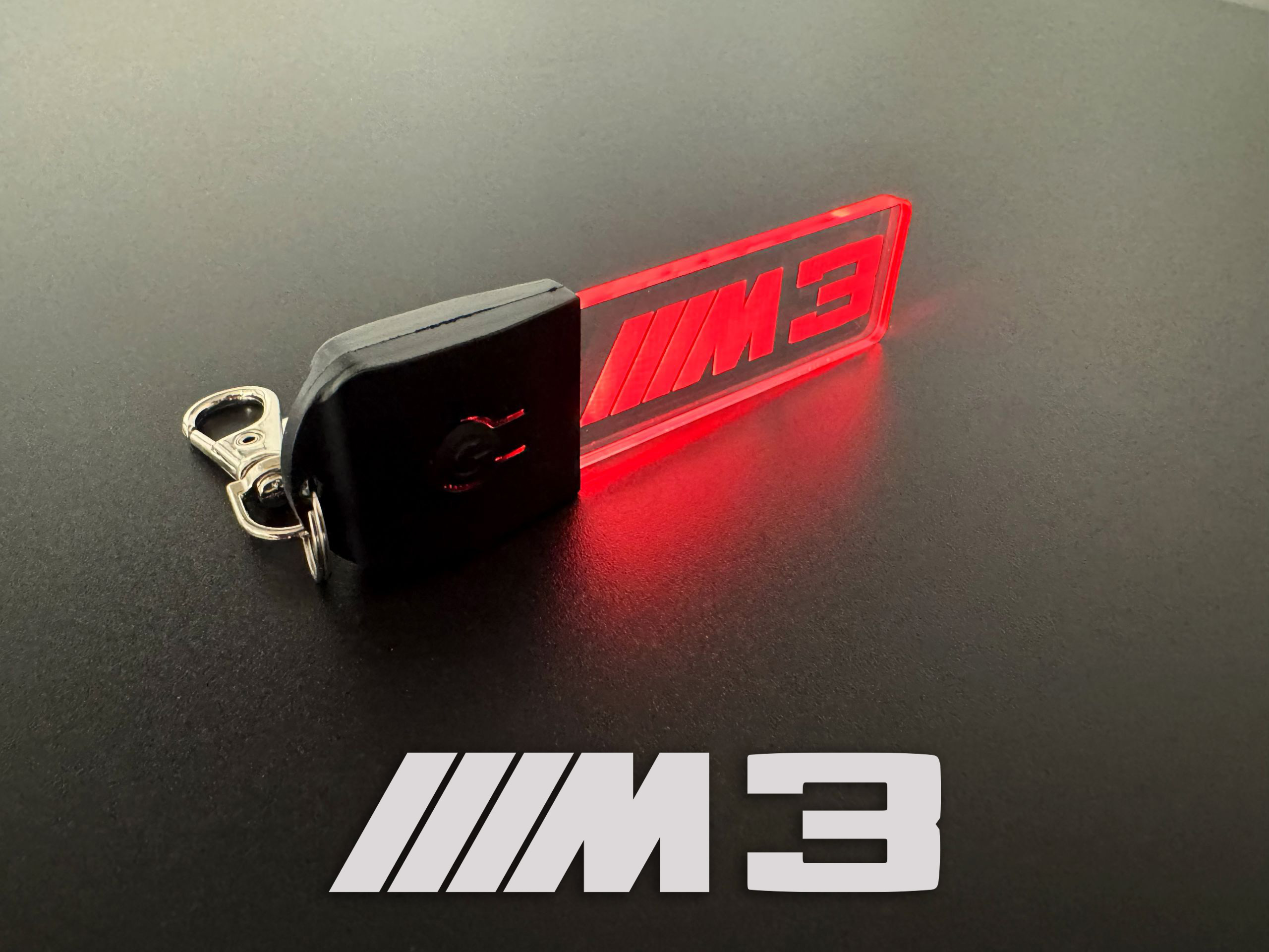 Bmw-M3-Led-Logo-Keyring-Keychain-04C Bmw M3 Logo Led Light Keyring / Keychain - Image 1
