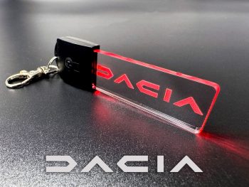 Dacia Logo LED Light Keyring / Keychain